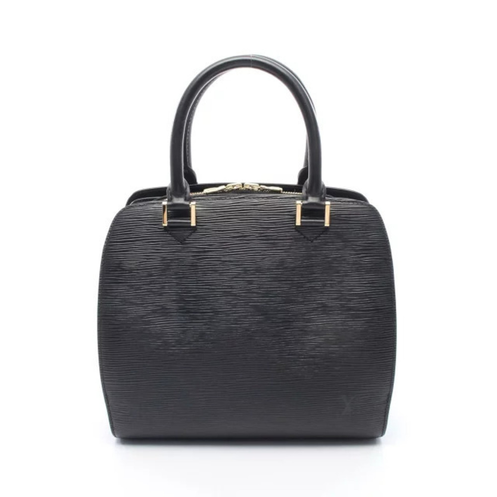 Louis Vuitton Pont Neuf Epi Noir Black Handbag Leather Black